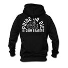 PRIDE OR DIE GRIM Beaterz hoodie-Black